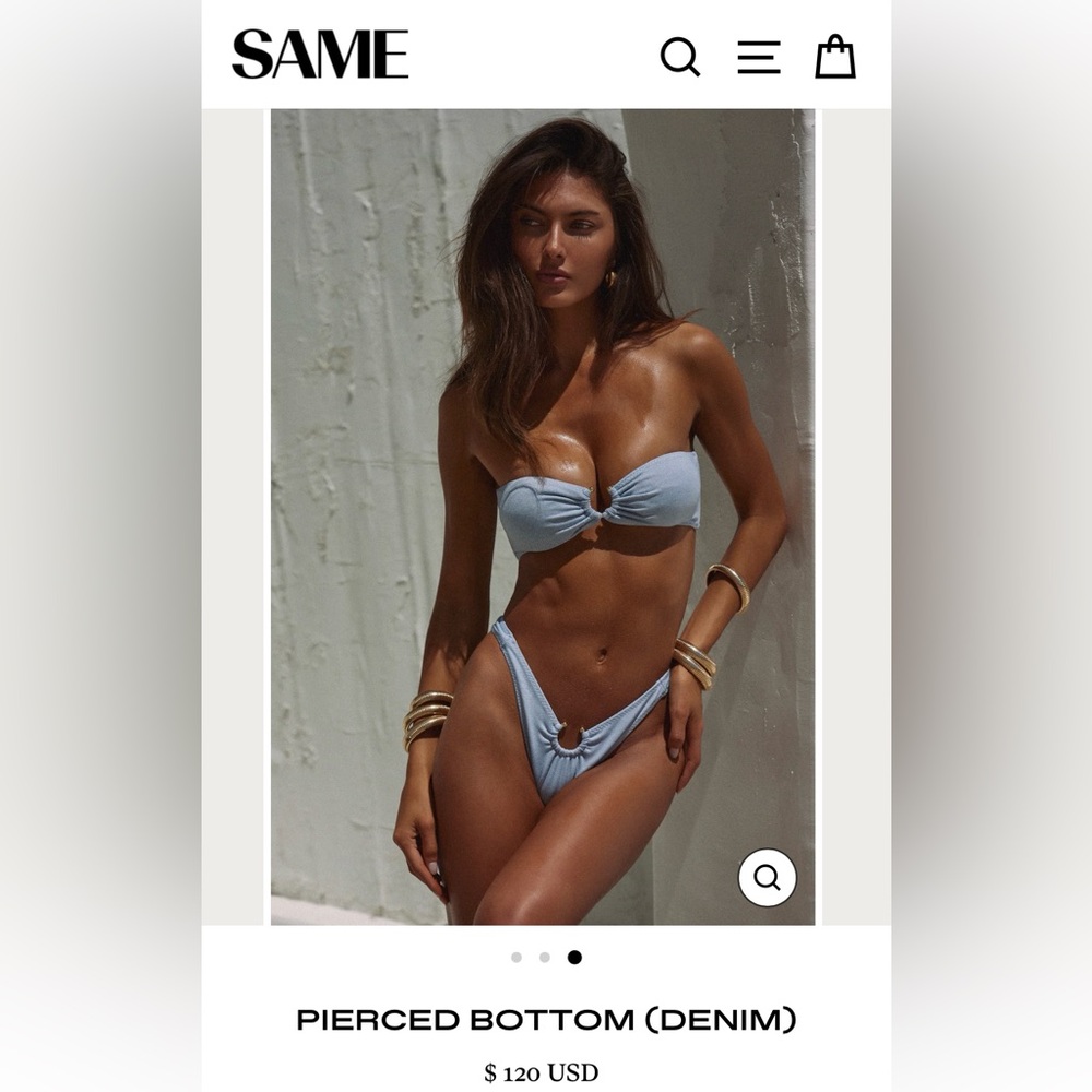 Same Los Angeles bikini set XS brand new